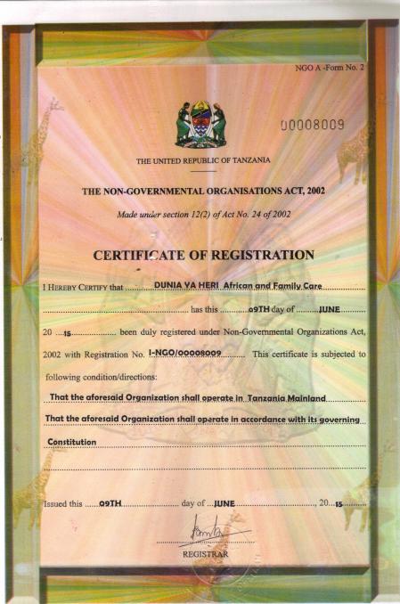 NGO Registration